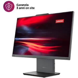 PC All In One Lenovo ThinkCentre neo 50a-24 con display 23.8” Full HD IPS Touch, Intel Core i7-13620H, SSD 512GB NVMe, RAM 16GB DDR5, Wi-Fi 6, Windows 11 Pro, colore Luna Grey