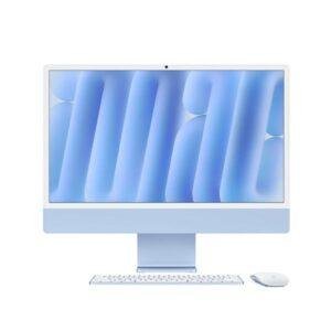 Apple iMac 24" Retina 4.5K con chip M4, 16GB RAM, SSD 256GB, Wi-Fi 6 e design verde, all-in-one elegante con tastiera e mouse wireless