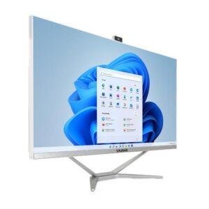 PC All In One Pioneer S AiO 24 Intel Core i3-10105 3.7GHz 8GB DDR4 512GB SSD M.2 PCIe Display Full HD 24 Wi-Fi Bluetooth Webcam Windows 11 Pro Bianco