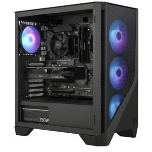 PC EXPERT I7 13700KF con scheda grafica RTX 4060, RAM DDR5 16GB, scheda madre PRIME B760, alimentatore 750W Gold e case MAG FORGE 321R con ventole ARGB