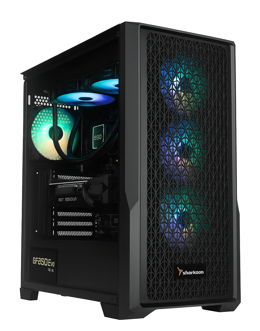 PC EXPERT Intel Ultra 5 245K con RTX 5060, 32GB DDR5, SSD 1TB PCIe 5.0, PSU 850W Gold e case Itek Six Triangle ARGB