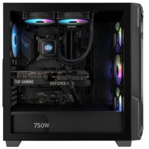 PC EXPERT – I7 14700KF | RTX 5060 | 32GB DDR5 | SSD NVMe 2TB | Z790 | AIO 360 ARGB | 750W Gold | CASE DF600 FLUX