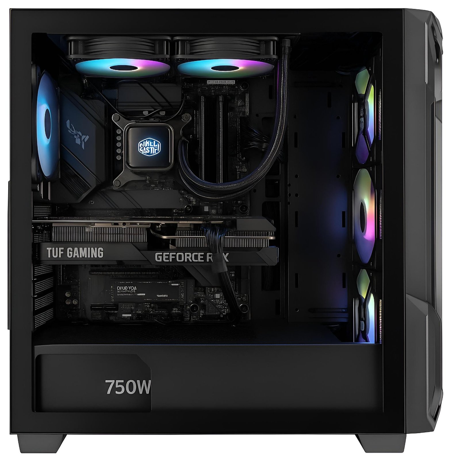 PC Gaming PC EXPERT I7 14700KF con scheda grafica RTX 5060, 32GB DDR5, SSD 2TB NVMe, dissipatore a liquido 360mm ARGB, alimentatore 750W Gold e case Antec DF600 FLUX
