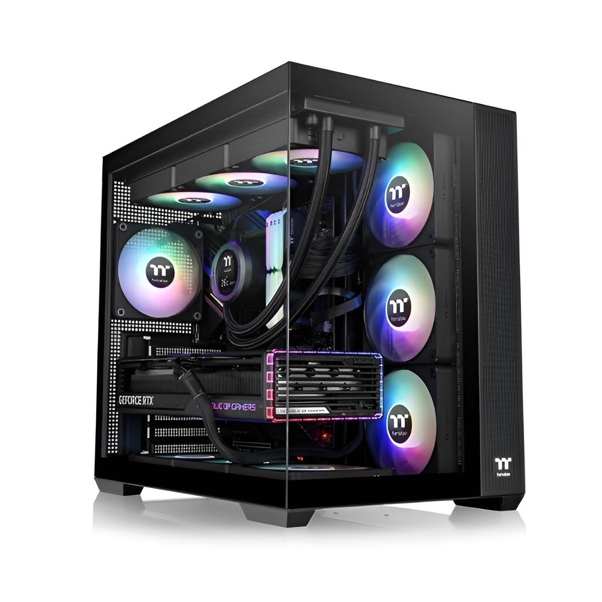 PC Expert i9-14900KS con RTX 5070 12GB, RAM 32GB DDR5, SSD NVMe 1TB, dissipatore a liquido ARGB e case View 380 TG ARGB