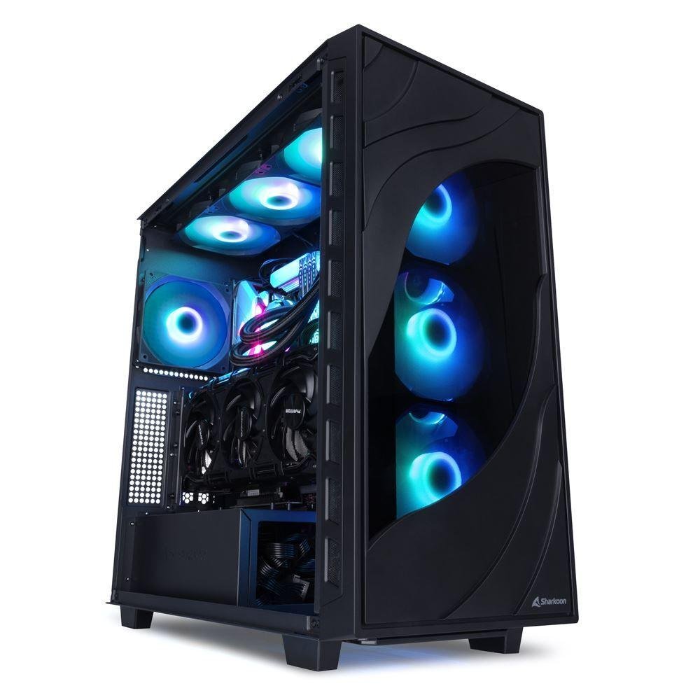 PC Expert Ryzen 5 8500G con RX 7700 XT 12GB, 32GB DDR5, SSD 2TB, dissipatore 360mm ARGB e case Rebel C80G RGB con Windows 11 preinstallato