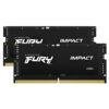 Kingston FURY Impact DDR5 32GB (2x16GB) 5600MT/s SO-DIMM CL40 PnP – RAM notebook DDR5 ad alte prestazioni