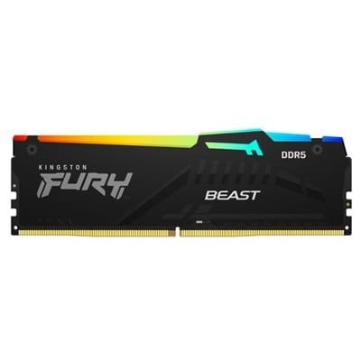 Kingston FURY Beast DDR5 RGB 32GB (2x16GB) 6000MT/s CL30 – Kit RAM Gaming DIMM 288-pin con Illuminazione RGB, XMP 3.0** - immagine 3