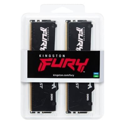 Kingston FURY Beast DDR5 RGB 32GB (2x16GB) 6000MT/s CL30 – Kit RAM Gaming DIMM 288-pin con Illuminazione RGB, XMP 3.0** - immagine 4