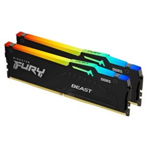 Kit RAM Kingston FURY Beast DDR5 RGB 32GB (2x16GB) 6000MHz CL30