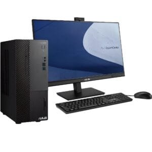 ASUS ExpertCenter D5 MiniTower – PC Desktop Business con Intel Core i5-14500, 8GB DDR5, 512GB SSD NVMe, Windows 11 Pro, Mini Tower Nero, Certificazioni EPEAT Silver & Energy Star**