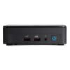ASUS NUC 12 WALLSTREET Barebone con Intel Core i7-1260P, Iris Xe Graphics, senza RAM e SSD, Wi-Fi 6E, LAN 2.5GbE, Thunderbolt 4, FreeDOS, colore nero