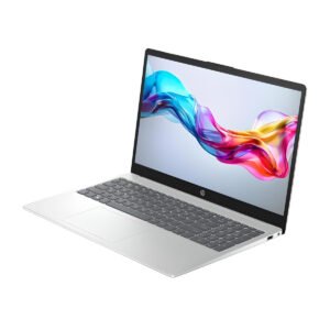 HP Laptop 15-fd0082nl con Intel Core i5-1334U, 16GB RAM DDR4, SSD 1TB NVMe, Display 15.6" Full HD, Iris Xe Graphics, Windows 11 Home, webcam integrata, design argento sottile e prestazioni affidabili