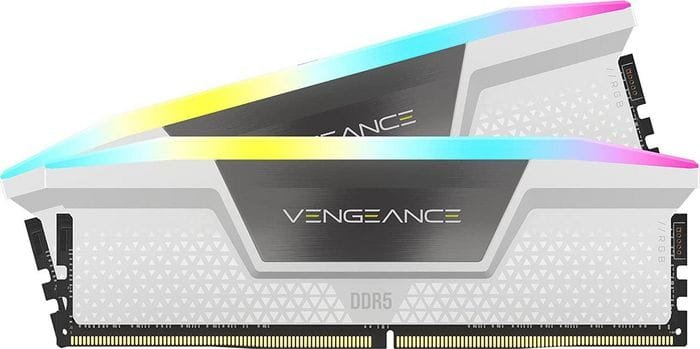 Corsair VENGEANCE DDR5 32GB (2x16GB) 5200MHz CL40 con dissipatore in alluminio nero ad alte prestazioni.