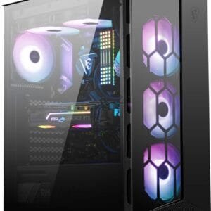 PC EXPERT Ryzen 5 9600X con RX 7800 XT, 32GB DDR5, SSD 1TB NVMe, AIO 360 ARGB, alimentatore 750W Gold e case con vetro temperato RGB