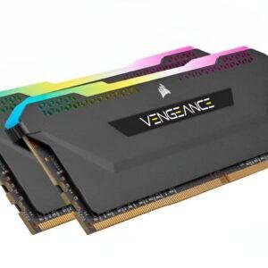 Kit RAM Corsair VENGEANCE RGB PRO SL 64GB (2x32GB) DDR4-3600 CL18 con dissipatore, illuminazione RGB multicolore e supporto XMP 2.0