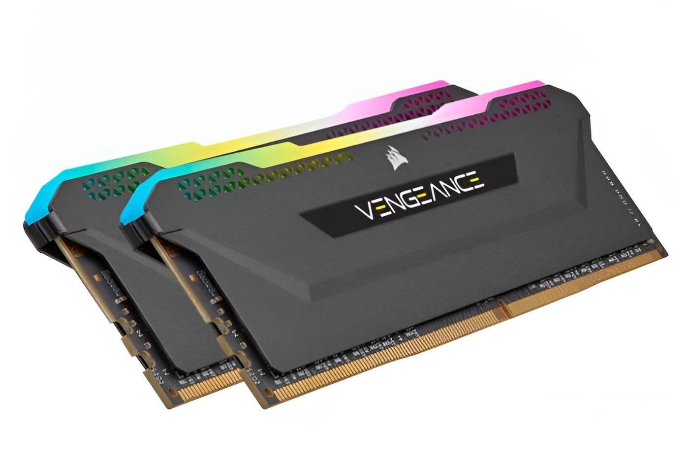 Kit RAM Corsair VENGEANCE RGB PRO SL 64GB (2x32GB) DDR4-3600 CL18 con dissipatore, illuminazione RGB multicolore e supporto XMP 2.0