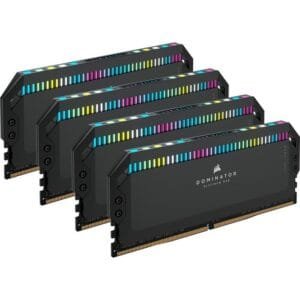 Corsair 64GB (4x16GB) DDR5 5600MHz – Kit RAM PC Gaming, CL36, RGB Multicolore, XMP 3.0, 1.25V, DIMM 288-pin, Heatsink in Alluminio**