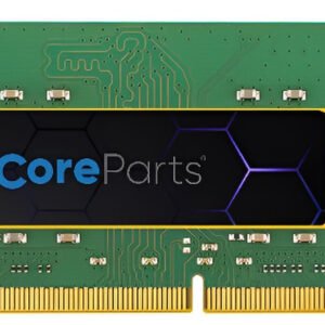Modulo RAM CoreParts 8GB DDR4 2666MHz SO-DIMM per notebook, colore verde, chipset certificati, supporto ECC