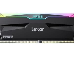 Lexar Ares RGB DDR5 32GB 6400MHz CL32 con illuminazione RGB e dissipatore in alluminio nero