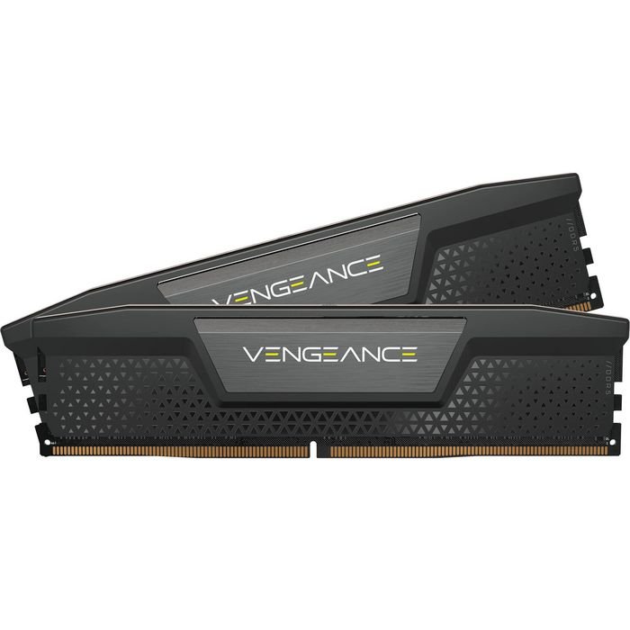 Corsair VENGEANCE DDR5 32GB (2x16GB) 6600MHz CL38 con dissipatore nero e supporto Intel XMP 3.0.