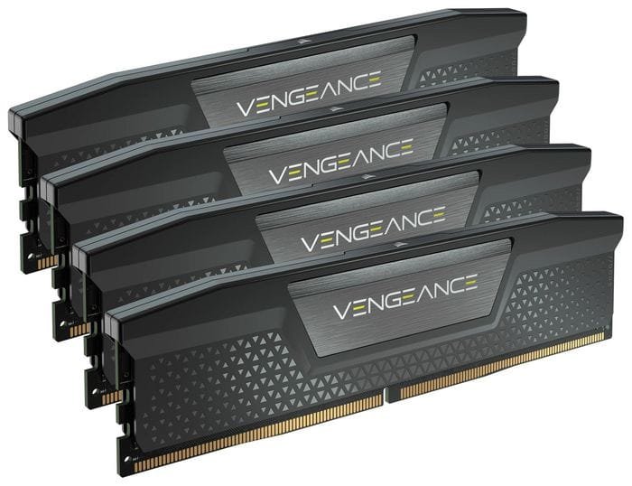 Corsair 128GB DDR5-5600 VENGEANCE kit RAM 4x32GB ad alte prestazioni con dissipatore in alluminio e XMP 3.0