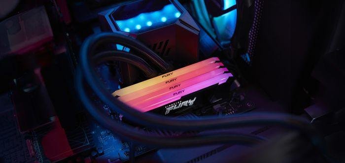 Kingston FURY Beast RGB 128GB DDR4-3600 CL18 (Kit 4x32GB) – RAM Desktop ad Alte Prestazioni con Dissipatore in Alluminio e Illuminazione RGB - immagine 3