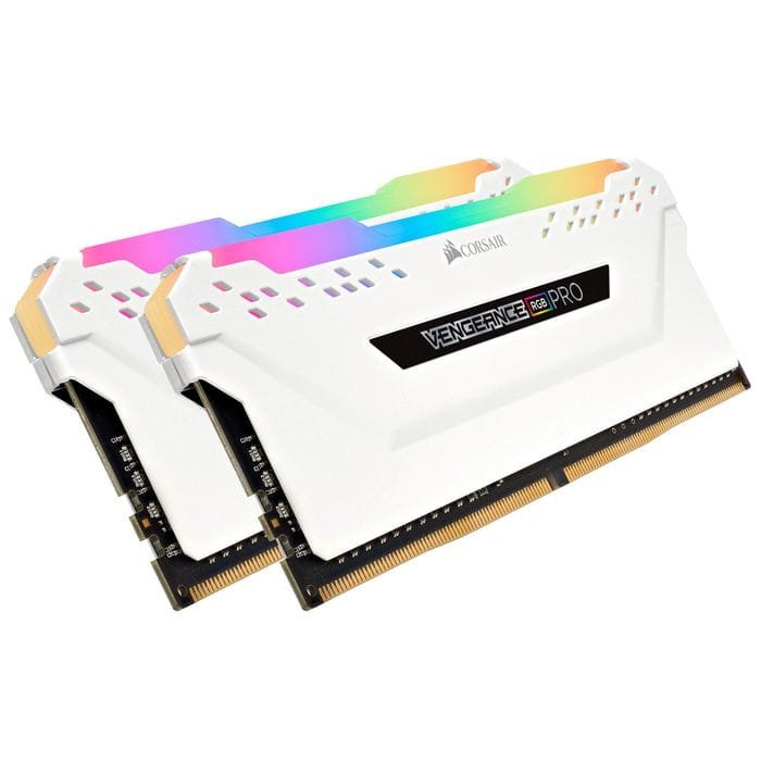 Corsair VENGEANCE RGB PRO 16GB (2x8GB) DDR4-3200 C16 – Kit RAM Desktop con Illuminazione RGB Dinamica, Dissipatore in Alluminio e Supporto XMP 2.0 – Colore White - immagine 3