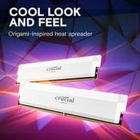 Crucial DDR5 32GB Kit (2x16GB) 6000MHz CL36 – Overclocking Edition, Heatsink in Alluminio, XMP 3.0 e AMD EXPO, 1.35V, DDR5 UDIMM per PC Gaming*