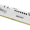 Kingston 16GB DDR5 6000MT/s CL30 DIMM FURY Beast White con dissipatore bianco e supporto Intel XMP 3.0