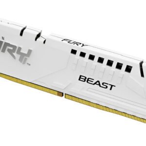 Kingston 16GB DDR5 6000MT/s CL30 DIMM FURY Beast White con dissipatore bianco e supporto Intel XMP 3.0