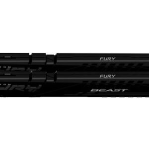 Kingston FURY Beast DDR5 32GB (2x16GB) 6000MT/s CL36 – Kit RAM DIMM 288-pin Gaming Overclocking XMP 3.0/AMD EXPO con Dissipatore Nero**