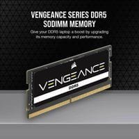 Corsair 32GB DDR5 5600MHz SO-DIMM – RAM VENGEANCE SODIMM 1x32GB CL40, 262-pin, 1.1V, Nero*