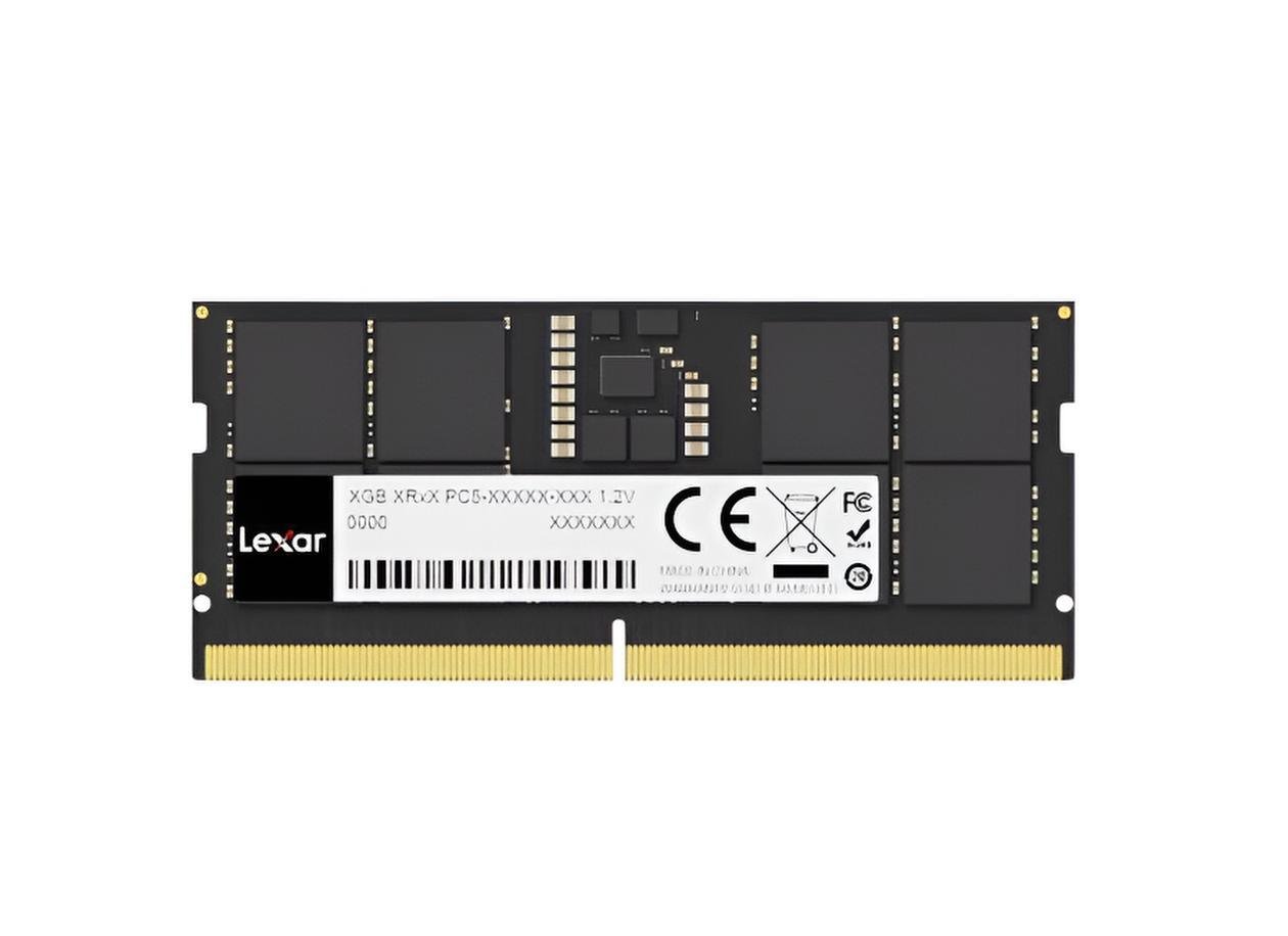Lexar 16GB DDR5 5600MHz SO-DIMM CL46 RAM per notebook ad alte prestazioni