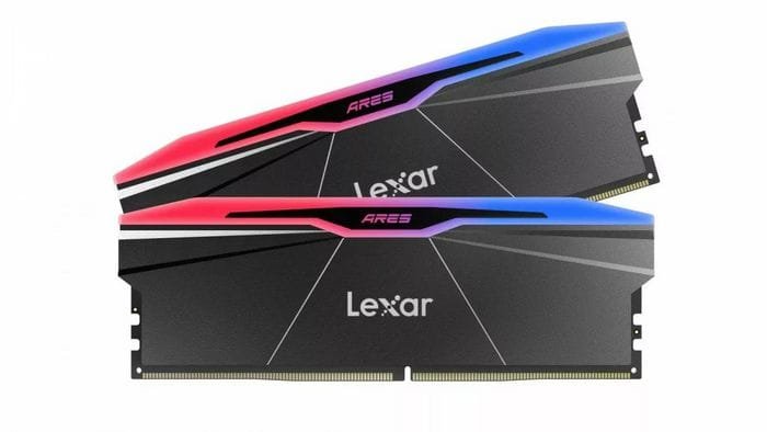 Memoria RAM Lexar Ares RGB Gen2 DDR5 32GB 7600MHz CL36 con illuminazione RGB