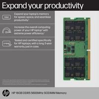 HP 16GB DDR5 5600MHz SO-DIMM – Modulo RAM Laptop 262-pin 1x16GB*