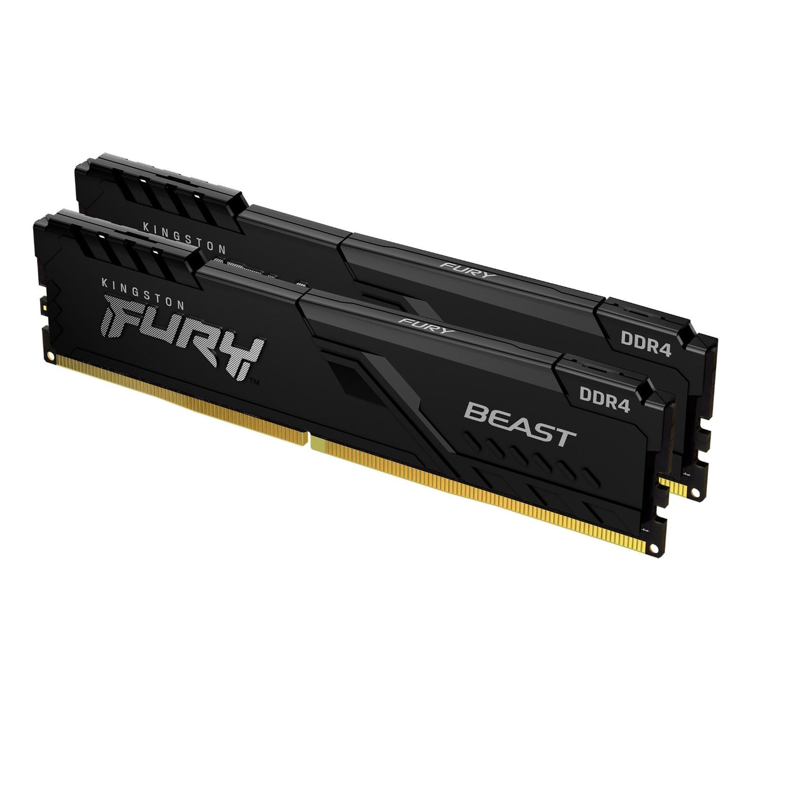 Kingston FURY Beast DDR4 16GB (2x8GB) 3600MT/s CL17 – Memoria RAM Gaming DIMM 288-Pin, dissipatore a basso profilo, Intel XMP, AMD Ryzen Ready, overclock Plug N Play - immagine 2
