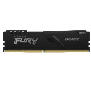 Kingston FURY Beast DDR4 16GB 3200 CL16 DIMM Black – Memoria RAM DDR4 ad alte prestazioni con dissipatore di calore, compatibile Intel XMP 2.0 e AMD Ryzen, garanzia 2 anni