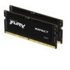 Kit RAM Kingston FURY Impact DDR5 32GB (2x16GB) 5600MHz SO-DIMM 262-pin con tecnologia Plug and Play per notebook e mini PC