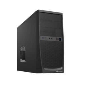 ADJ Case Micro ATX ITX Nero – Cabinet compatto con 1x USB 2.0, 1x USB 3.0 e Audio HD frontale per PC desktop-200-00052-FO