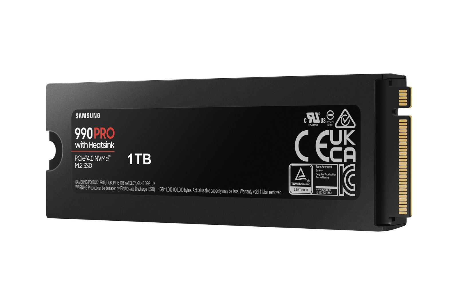 Samsung 990 PRO 1TB SSD NVMe M.2 PCIe 4.0 con Dissipatore di calore, 7450MB/s Lettura, 6900MB/s Scrittura, 1200000 IOPS, Gaming e PC ad alte prestazioni** - immagine 4