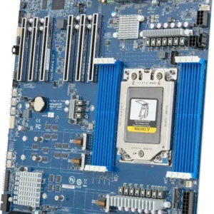 Gigabyte MH53-G40 Workstation Motherboard - Socket sWRX8 AMD Ryzen Threadripper PRO 7000WX, 8xDDR5 ECC REG 5200MHz, 6xPCIe 5.0 x16, 4xM.2 NVMe, Dual 10GbE LAN, AST2600