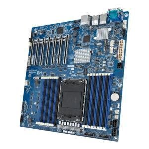 Scheda madre server GIGABYTE MS33-AR1 E-ATX single socket Xeon LGA4677 con DDR5 ECC REG, PCIe Gen5, 2x10GbE Broadcom e controller AST2600