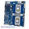 Gigabyte MZ71-CE0 scheda madre server E-ATX dual socket SP3 per AMD EPYC 7002/7001, con 16 DDR4 ECC, 5 PCIe Gen3, M.2 NVMe e Dual LAN 10GbE Broadcom