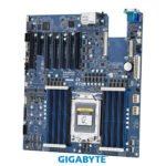 Gigabyte MZ32-AR0 scheda madre server E-ATX single socket SP3 per AMD EPYC 7003/7002, 16 DDR4 ECC, 5 PCIe Gen4, 2 PCIe Gen3, LAN Intel I350-AM2 e gestione remota AST2500