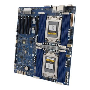 Gigabyte MZ72-HB2 scheda madre server E-ATX dual socket SP3 per AMD EPYC 7002/7003 con DDR4 ECC fino a 4TB, PCIe 4.0, LAN 10GbE Broadcom e gestione remota AST2600