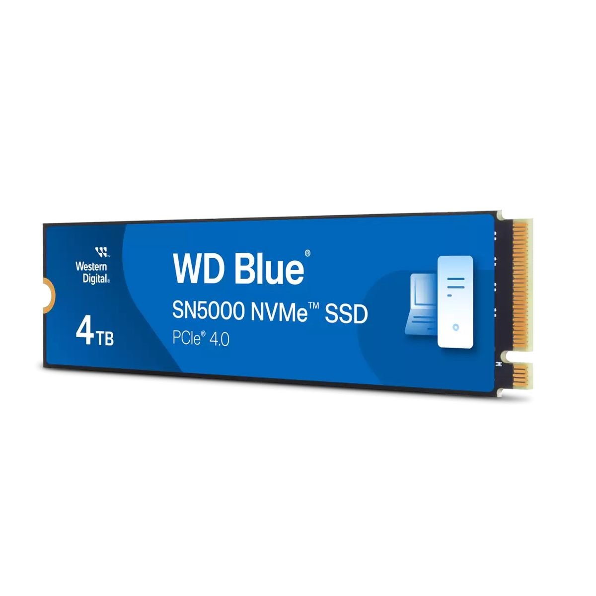 WD Blue SN5000 4TB SSD M.2 PCIe 4.0 NVMe – Unità a stato solido ad alte prestazioni per PC e notebook-WDS400T4B0E-00BKY0-CG - immagine 3