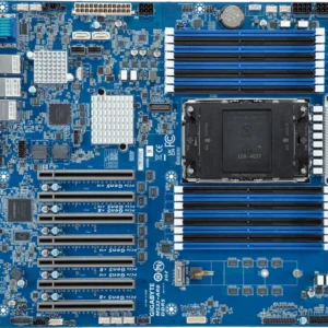 Gigabyte MS33-AR0 E-ATX Server Motherboard - Socket LGA4677, Intel Xeon Scalable 5th/4th Gen, Intel C741, 16xDDR5 ECC REG 5600MT/s, PCIe 5.0, Dual 10GbE LAN, 10x SATA, AST2600