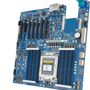 Gigabyte MZ32-AR1 SP3 – Scheda Madre Server E-ATX per AMD EPYC 7003/7002, 16x DDR4 ECC REG 3200MHz, PCIe 4.0, NVMe, Dual LAN, VGA, AST2500