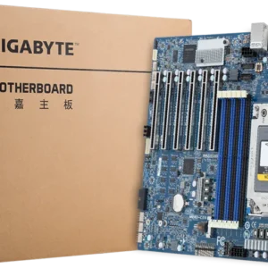 Gigabyte ME03-CE0 – Scheda Server ATX con Socket AMD SP6, Supporto CPU EPYC 8000, 12 Slot DDR5 ECC 4800MHz, PCIe 4.0, 2x10GbE LAN, Gestione Remota AST2600