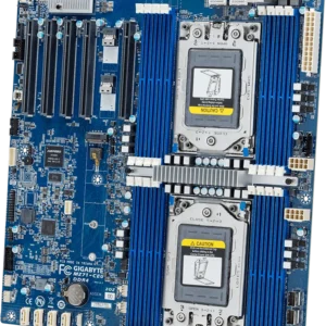 Gigabyte MZ71-CE0 SP3 – Scheda Madre Server E-ATX Dual Socket AMD EPYC 7003/7002, 16x DDR4 ECC REG 3200MHz, PCIe 3.0, NVMe, Dual 10GbE, VGA, AST2500